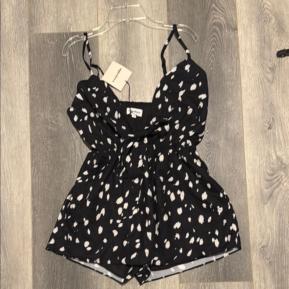 Black and White Women's Top